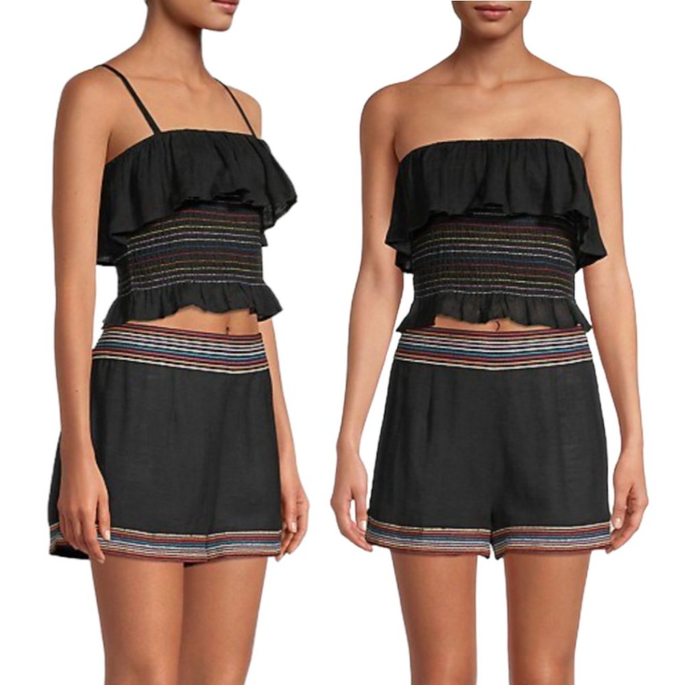 Solid & Striped Short Set - Picture 1 of 14